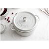 Cast Iron - Round Cocottes, 2.75 qt, Round, Cocotte, White Truffle - Visual Imperfections, small 6