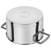 5-pcs 18/10 Stainless Steel Pot set silver,,large
