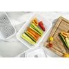 Drip tray set for plastic containers  , medium/large / 2-pc,,large