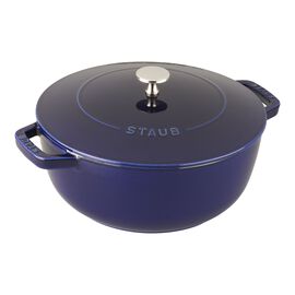 Staub La Cocotte, 3.6 l cast iron round French oven, dark-blue