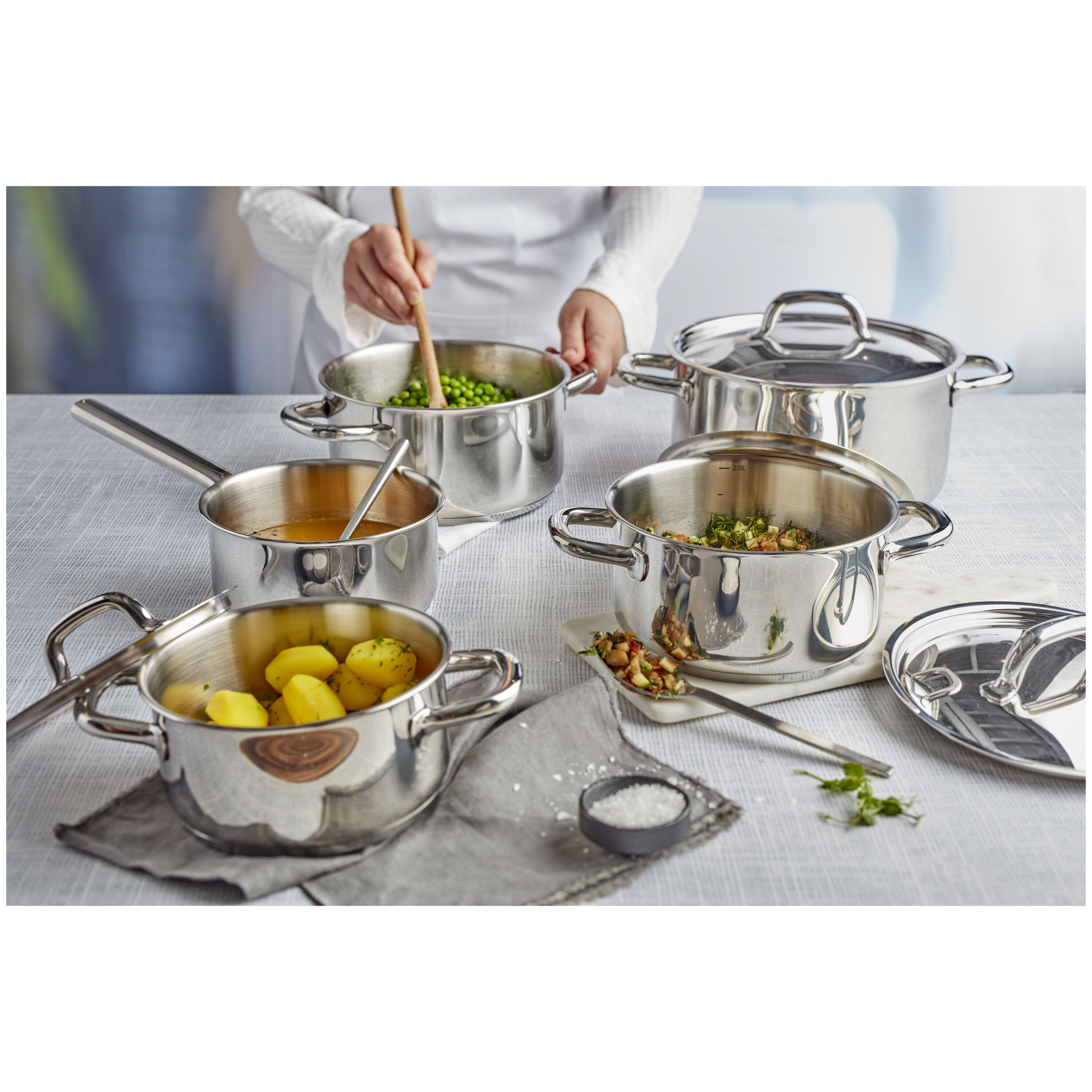 Demeyere Classico 3 Potten- en pannenset, 5-delig - Classico 3 - Demeyere