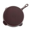 Cast Iron - Fry Pans/ Skillets, 11-inch, Traditional Deep Skillet, Grenadine, small 4