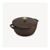 La Cocotte, 26 cm round Cast iron French oven chocolate, small 2