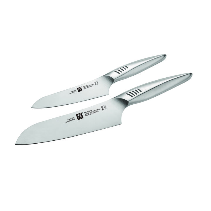 ツイン フィンII, 3-個, セルフシャープニングナイフブロックセット, ナチュラル, large 2