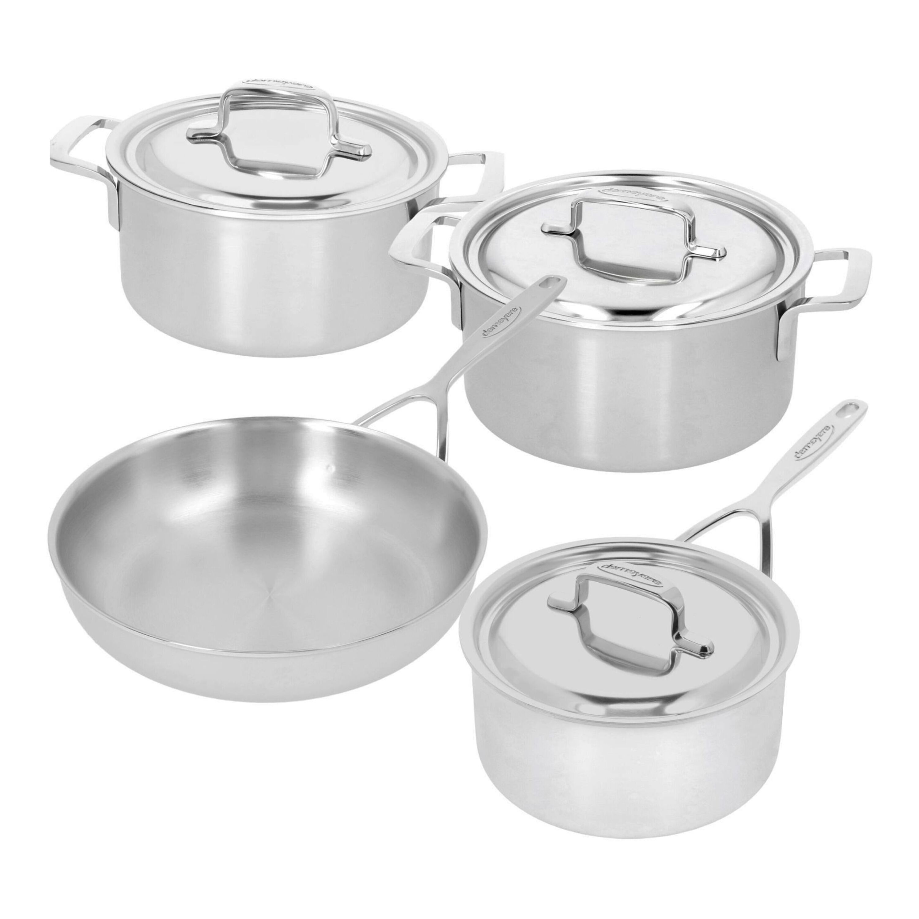 Demeyere 5-Plus Potten- en pannenset, 4-delig - 5-Plus - Demeyere