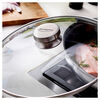 Industry 5, 28 cm 18/10 Stainless Steel Frying pan with glass lid silver, small 3