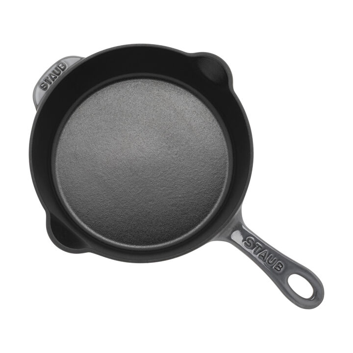 Cast Iron, 8.5-inch, Traditional Deep Skillet, Graphite Grey, large 3