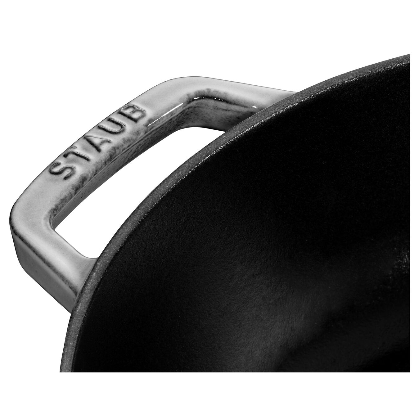 24 cm round Cast iron Saute pan Chistera graphite-grey,,large 5