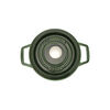 鋳物ホーロー鍋, ピコ・ココット 16 cm, ラウンド, バジルグリーン, 鋳鉄, small 2