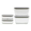 Fresh & Save, 4-pc, Vacuum Box Set, Glass, Grey, small 1