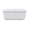 Fresh & Save, L Divided Meal Prep Container, plastic, white-grey, small 3