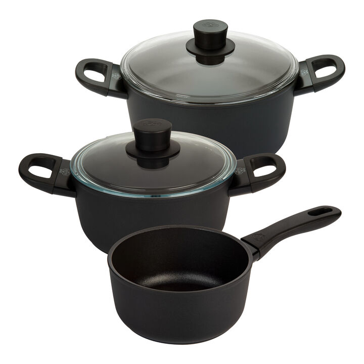 Avola, Set de casseroles 3pcs, aluminium, large 1