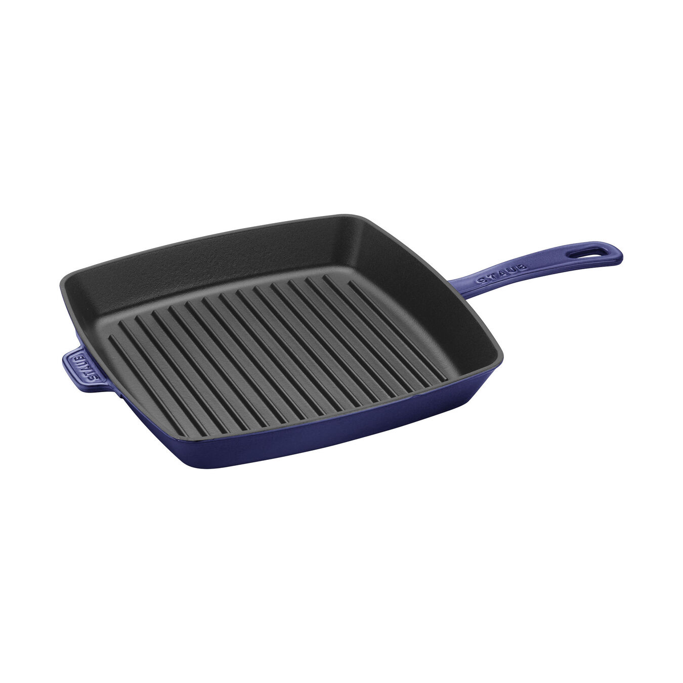 26 cm cast iron square American grill, dark-blue,,large 1
