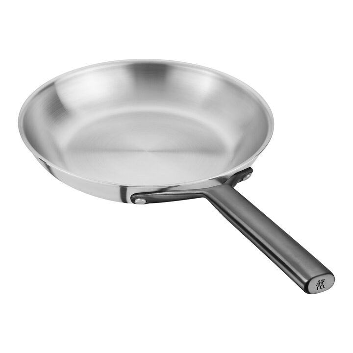 Milano Stainless Steel, Padella - 24 cm, acciaio inox, nero, large 3