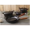 Pans, 28 cm Cast iron Frying pan black, small 4