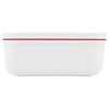 Lunch box sottovuoto L, plastica, bianco-rosso,,large