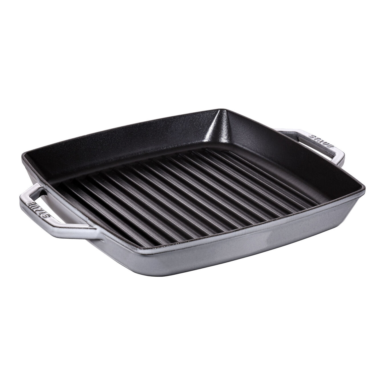  cast iron Grill pan, graphite-grey,,large 1