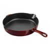 28 cm / 11 inch cast iron Frying pan, grenadine-red - Visual Imperfections,,large