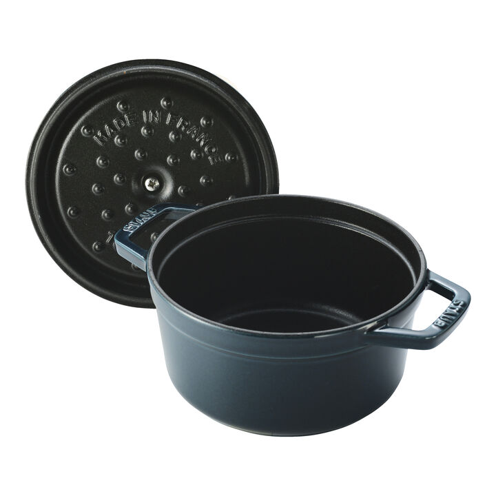 鋳物ホーロー鍋, ピコ・ココット 16 cm, ラウンド, ラ・メール, 鋳鉄, large 2