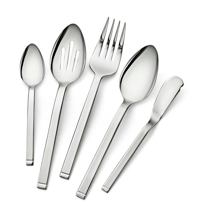 Squared, 45-pc Flatware Set, 18/10 Stainless Steel , large 3