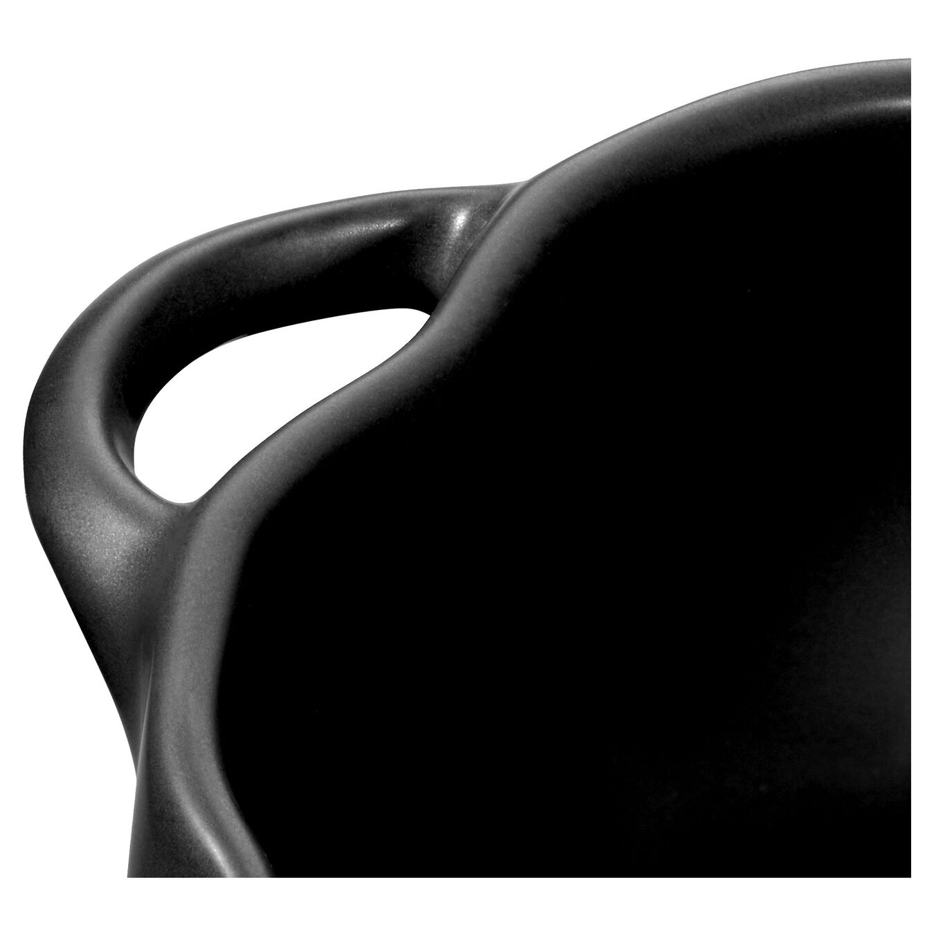 Cocotte 12 cm, Citrouille, Noir, Céramique,,large 4