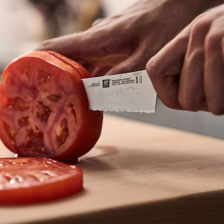 Gourmet, 5.5-inch Prep Knife, Serrated Edge , large 2