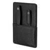 PREMIUM, 3-pcs Leather Pocket case black, small 4