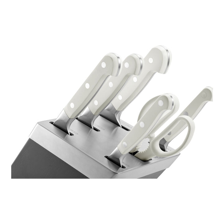 Pro le blanc, 7-pcs, Knife block set, black, large 4