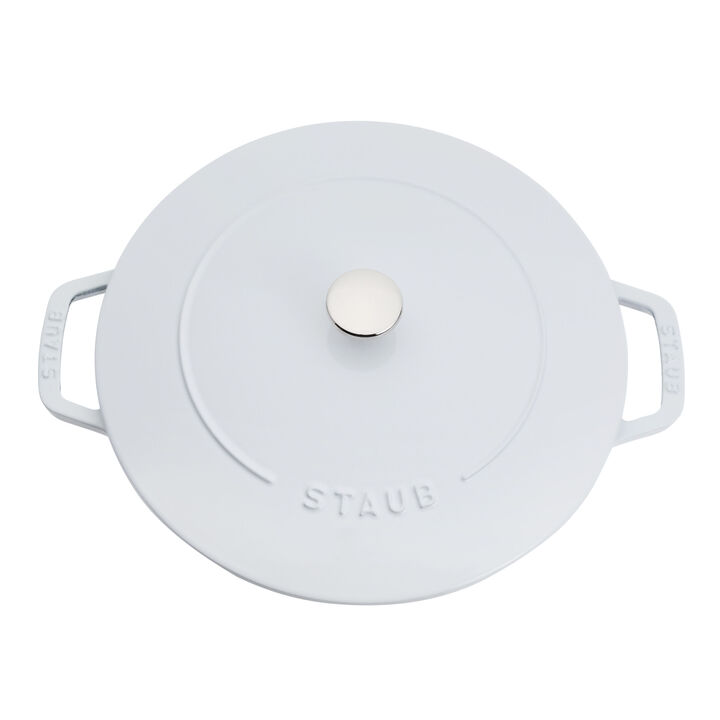 Cast Iron, 5.25 qt, Essential French Oven, pure-white, large 3