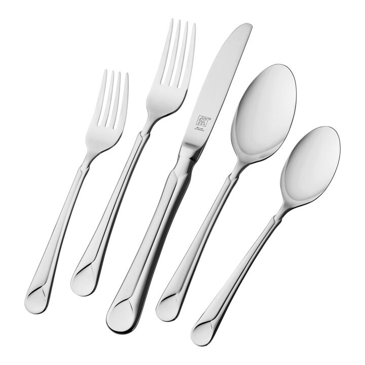 Provence, 20 Piece Flatware Set matted/polished, large 1