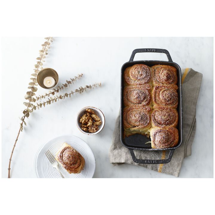 Cast Iron, 15-x 10-inch, Rectangular, Roasting Pan, Black Matte, large 4