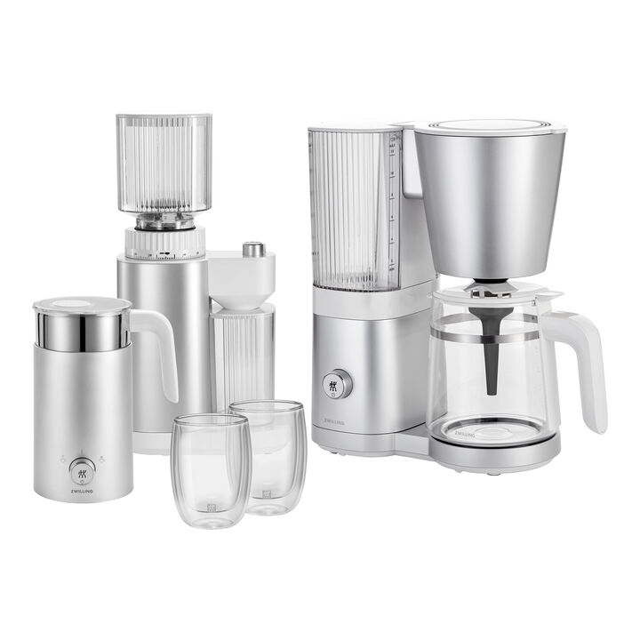 Set med 3 kaffemaskiner och kaffeglas, large 1