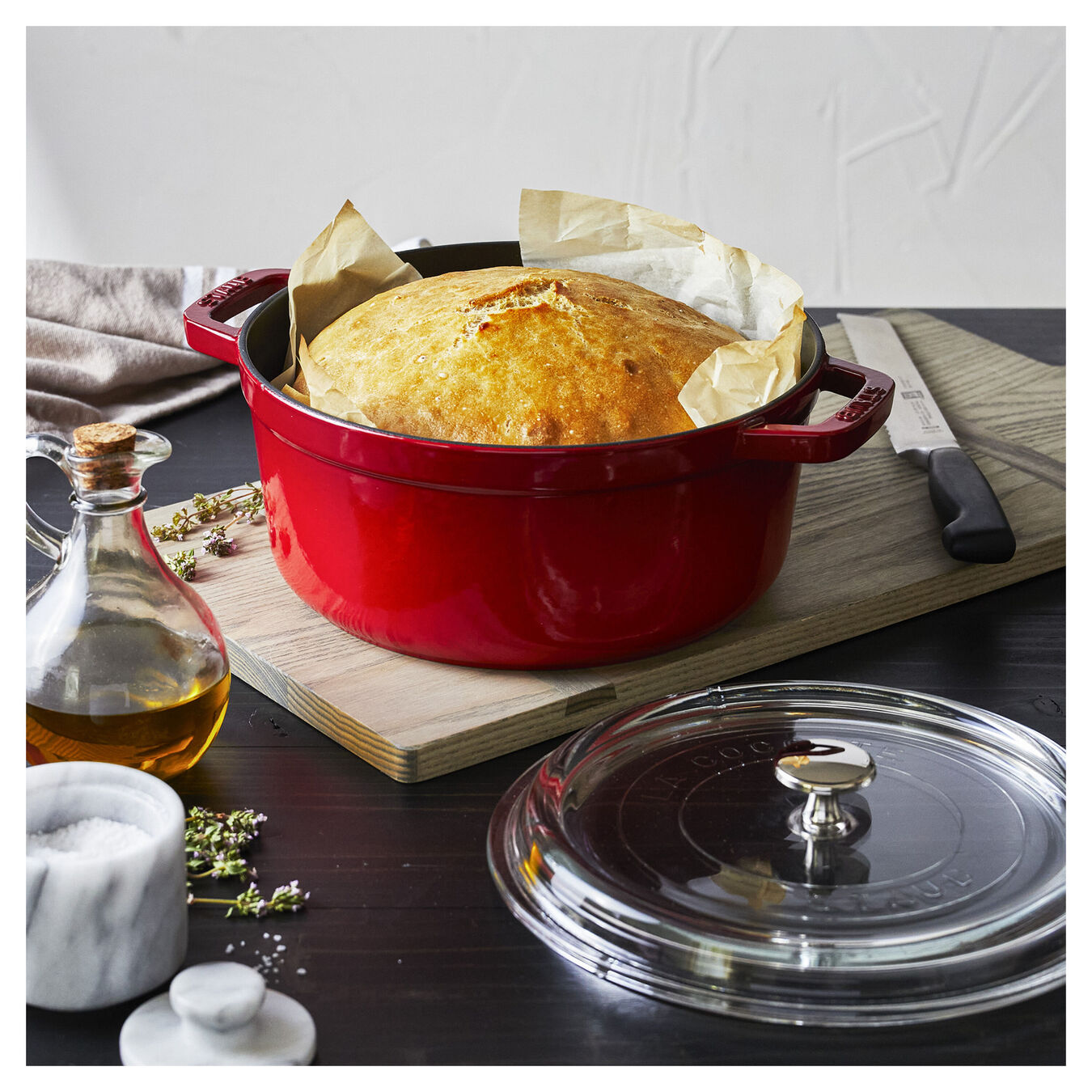Buy Staub Cast Iron Cocotte with glass lid | ZWILLING.COM
