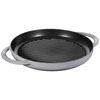 Cast Iron - Grill Pans, 10-inch, Round Double Handle Pure Grill, Graphite Grey, small 3