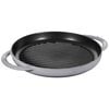 26 cm cast iron round Pure grill, graphite-grey,,large