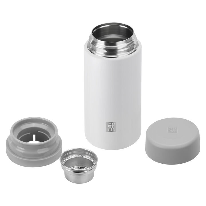 ENFINIGY, Set bouilloire Pro & bouteille isotherme, 2-pcs. 420 ml/1.5 l, argent, Acier Inoxydable, large 3