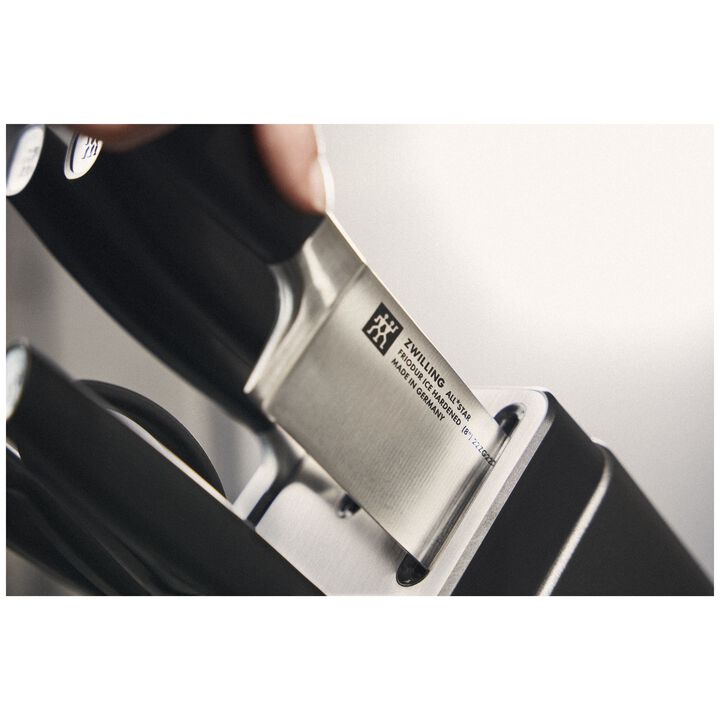 All * Star, 7-pcs, Knife block set, silver, anthracite, large 4