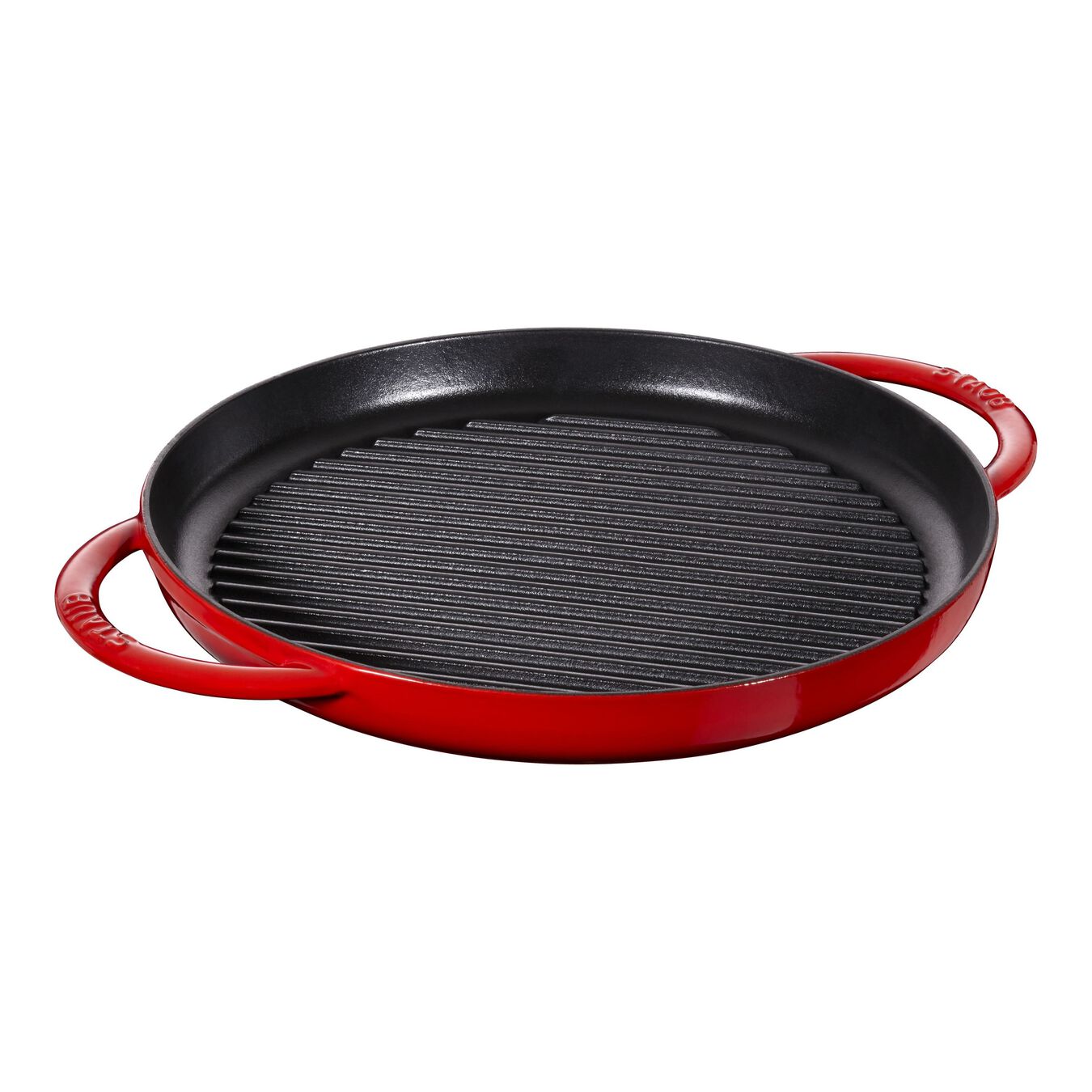 30 cm round Cast iron Pure Grill cherry,,large 1