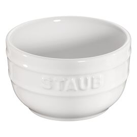 Staub Ceramic - Bowls & Ramekins, 2-pc, Prep Bowl Set, white