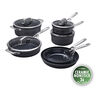 Motion Ceramic, 10 Piece aluminum Cookware set, small 1