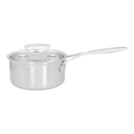 Demeyere Industry 5, 1.5 l 18/10 Stainless Steel round Sauce pan with lid, silver