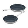 Clad CFX, 2-pc, Stainless Steel, Ceramic, Non-stick, Frying Pan Set, small 1
