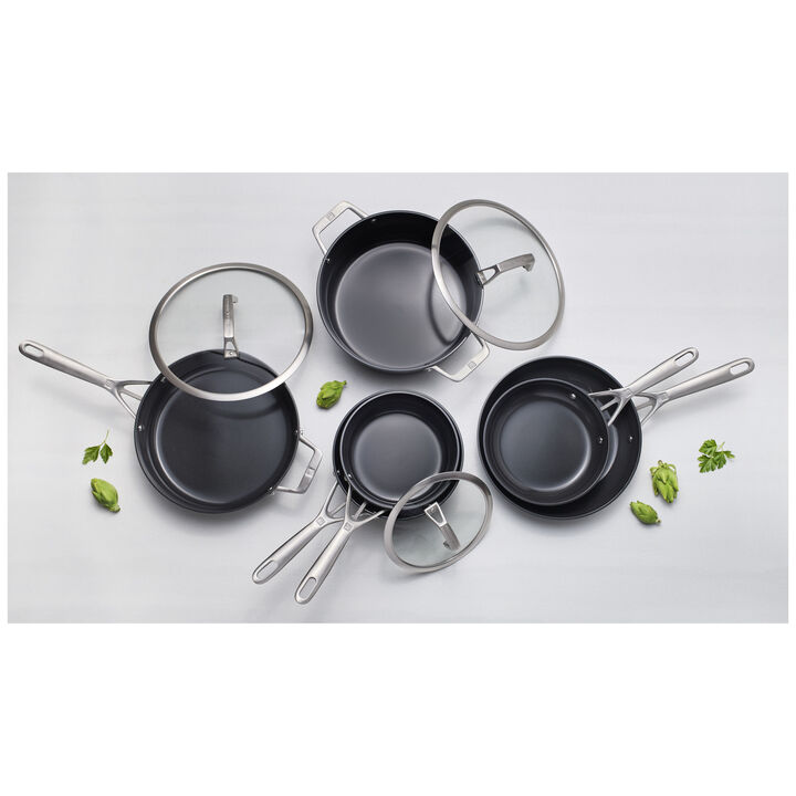 Motion Ceramic, 10-pc, Hard Anodized Ceramic Nonstick Cookware Set, large 3
