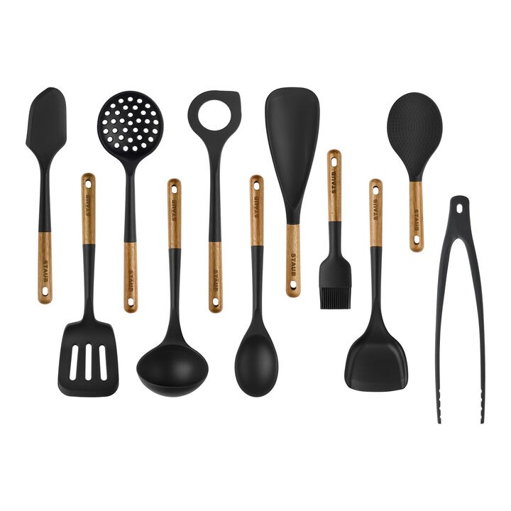 Set de utensilios de cocina, 11-pzs, Silicona, large 1