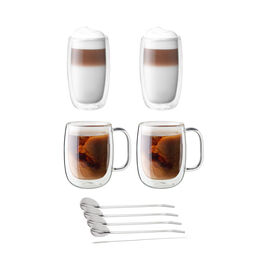 ZWILLING Sorrento Double Wall Glassware, 9-pc  Coffee and Beverage Set