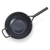 Milano, 30 cm, Wok avec couvercle en verre, Noir mat, small 3