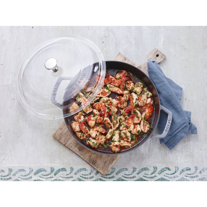 Cast Iron - Accessories, 10-inch Glass Domed Lid, large 2