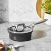 Motion, Hard Anodized Sauce Pan With Lid Nonstick, Aluminum , small 2