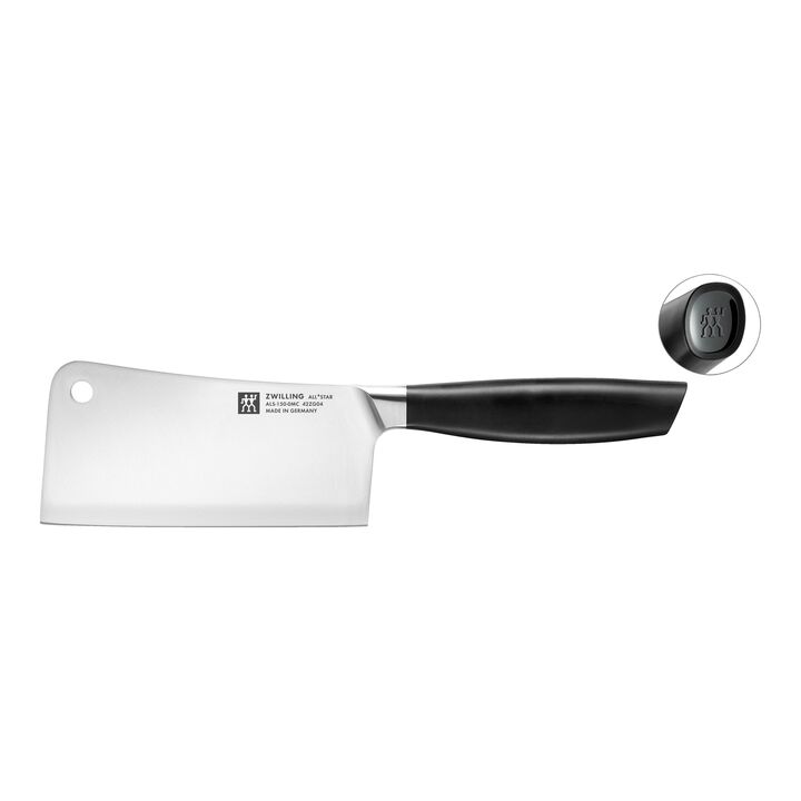 All * Star, 6-inch, Cleaver, Black Matte, large 1