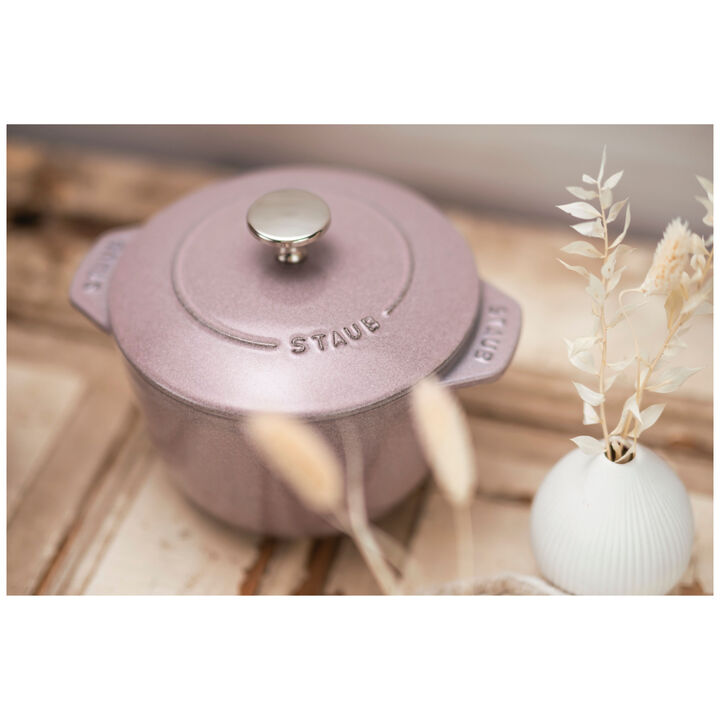 La Cocotte, 1.75 l cast iron round Rice cocotte, cherry blossom, large 2